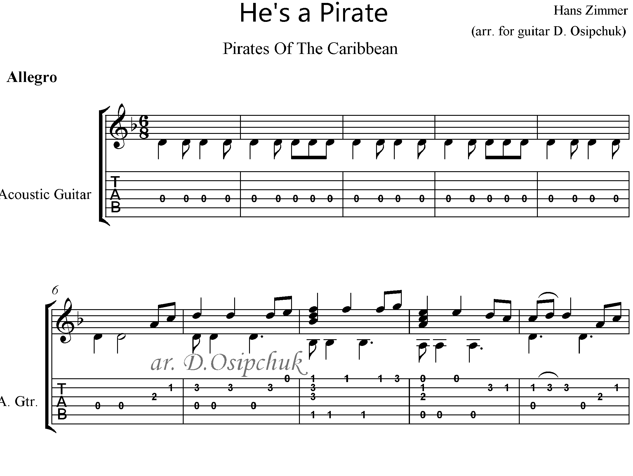 pirates of the caribbean guitar pro 5 download
