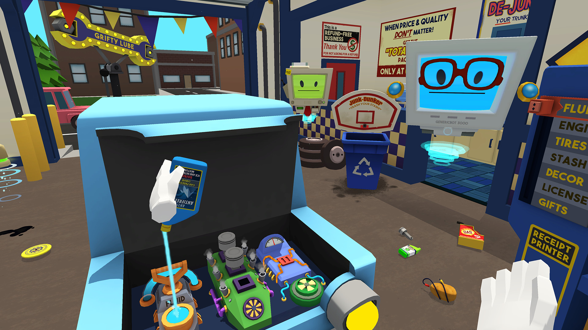 Job simulator. Джоб симулятор ВР. Джоб симулятор VR ps4. Игры VR для ps4 job Simulator. Job Simulator на ПК.