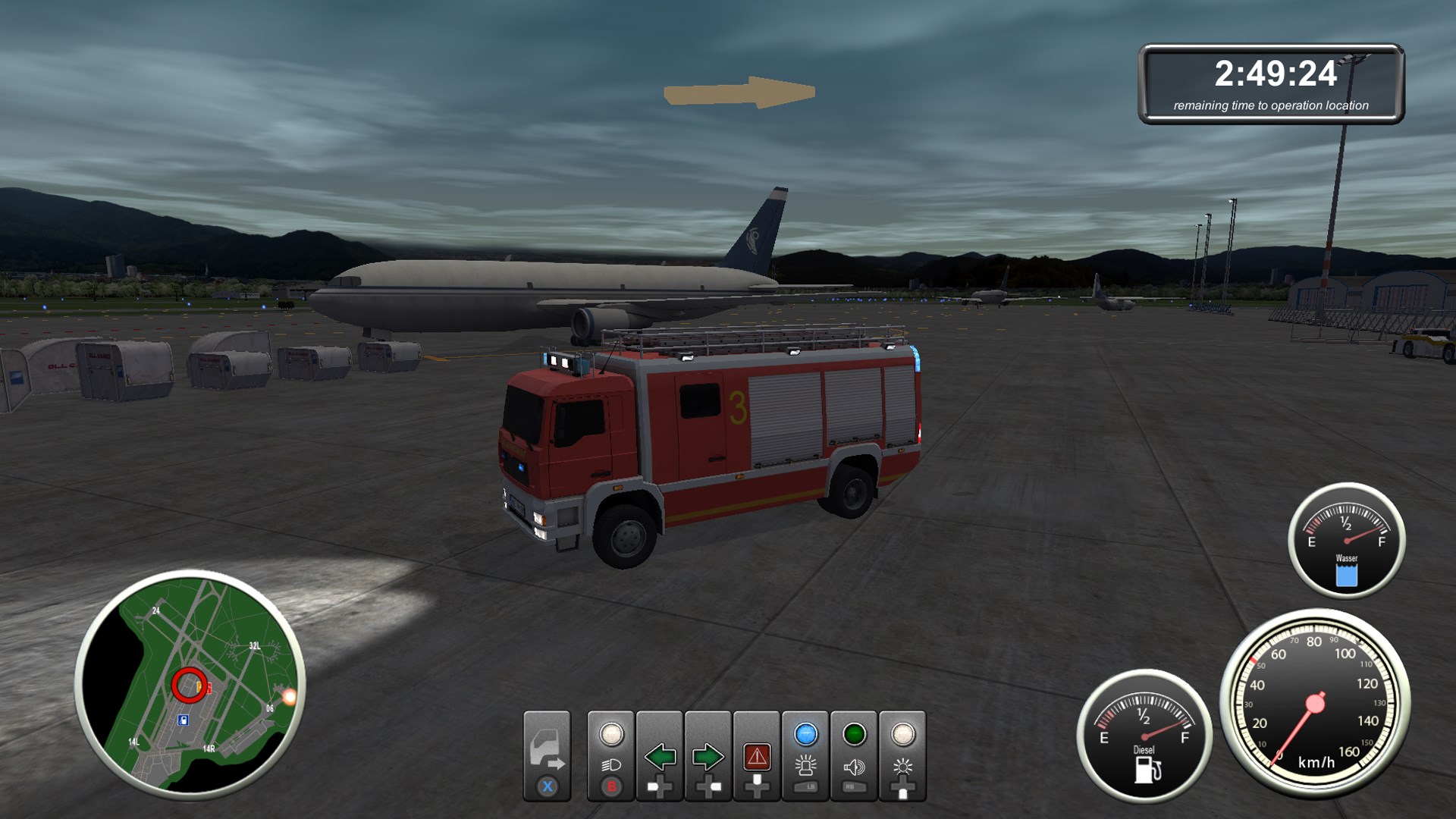 airport firefighter game