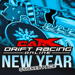 * CarX Drift Racing Online - New Year Sticker Pack * E