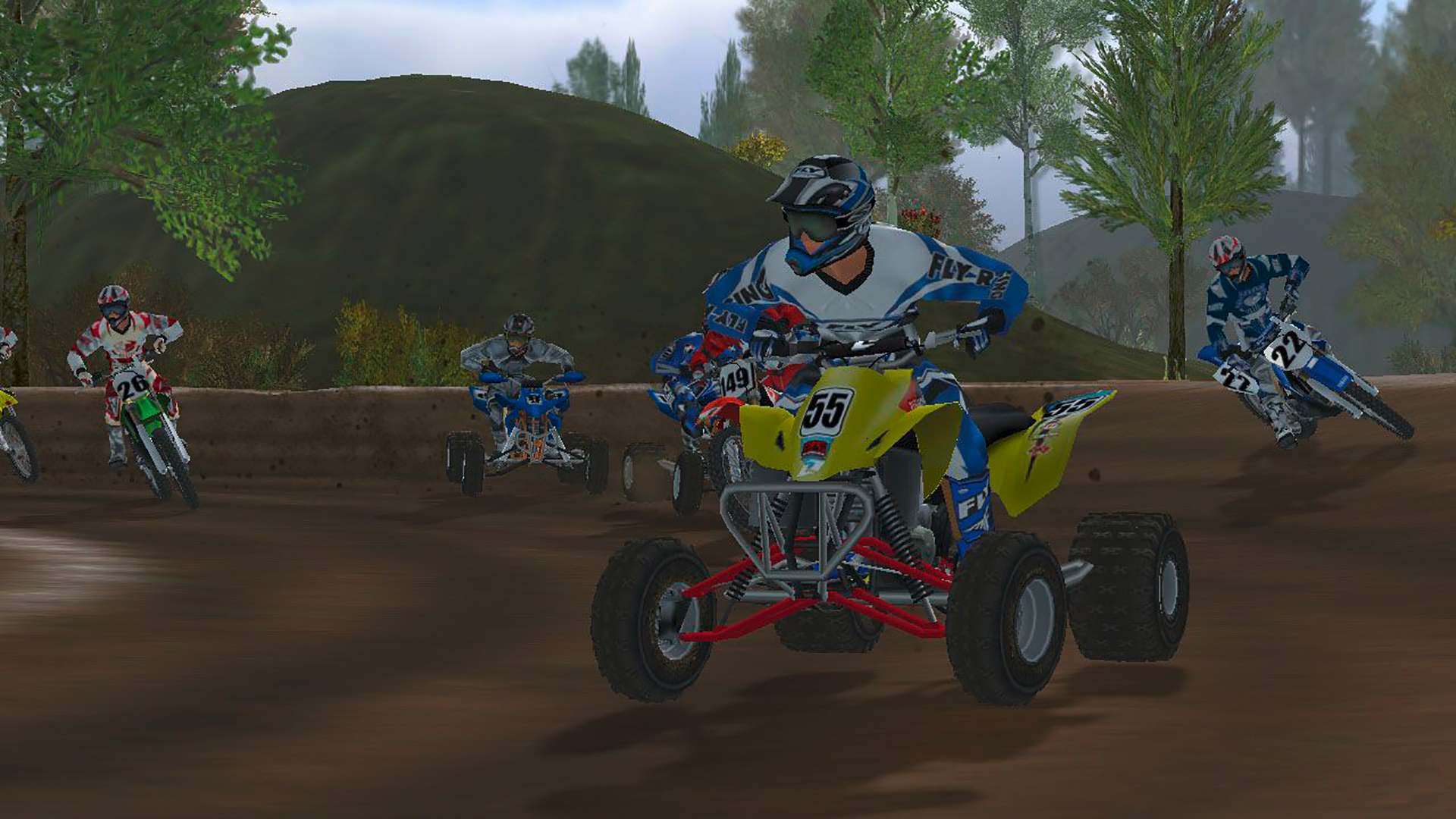 MX vs atv UNLEASHEDNASCAR simracing 2005