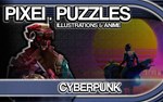 Pixel Puzzles Illustrations Anime Jigsaw Cyberpunk DLC