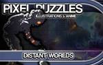 Pixel Puzzles Illustrations Anime Jigsaw Distant Worlds