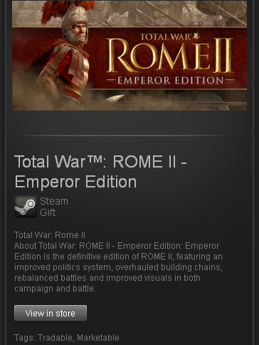 Total War: ROME II 2 Emperor Edition - STEAM ROW / free