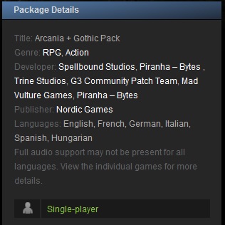 Arcania + Gothic Pack (Steam Gift  Region Free)+Подарок