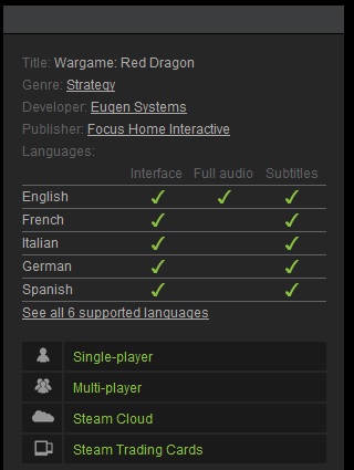 Wargame Red Dragon (Steam Gift RU/CIS/VPN)
