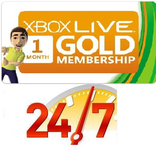 Xbox Live Gold  1 месяц (все страны + Россия) - Скан