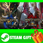 **ВСЕ СТРАНЫ** Monster Hunter Rise + Sunbreak STEAM