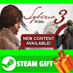 **ВСЕ СТРАНЫ+РОССИЯ** Syberia 3 Steam Gift