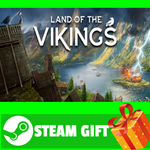 **ВСЕ СТРАНЫ+РОССИЯ** Land of the Vikings Steam Gift