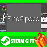 **ВСЕ СТРАНЫ+РОССИЯ** FireAlpaca SE Steam Gift