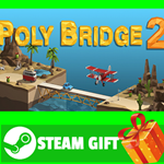 **ВСЕ СТРАНЫ+РОССИЯ** Poly Bridge 2 Steam Gift