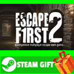 **ВСЕ СТРАНЫ+РОССИЯ** Escape First 2 STEAM GIFT