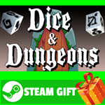 **ВСЕ СТРАНЫ+РОССИЯ** Dice & Dungeons STEAM GIFT