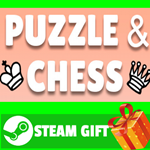 **ВСЕ СТРАНЫ+РОССИЯ** Puzzle & Chess STEAM GIFT