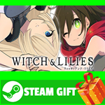 **ВСЕ СТРАНЫ+РОССИЯ** Witch and Lilies STEAM GIFT