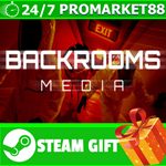 **ВСЕ СТРАНЫ+РОССИЯ** Backrooms Media STEAM GIFT