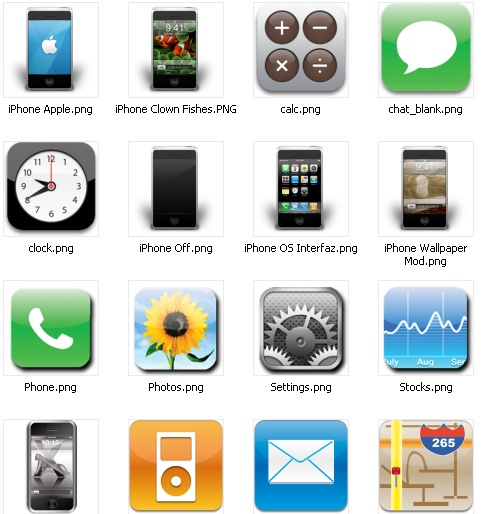 Иконки новая коллекция iPhone + БОНУС