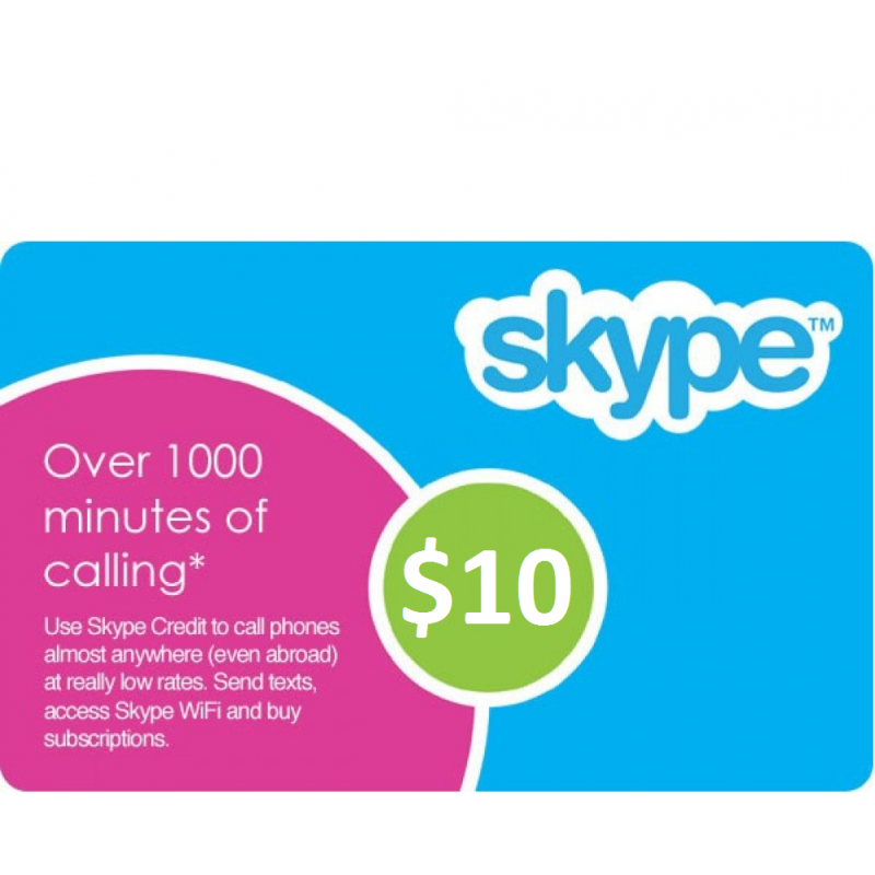 Карта оплаты skype