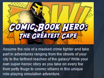 Comic Book Hero: The Greatest Cape STEAM KEY GLOBAL ROW