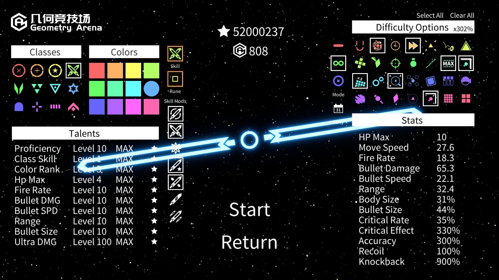 Geometry arena