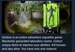 Unalive * STEAM KEY REGION FREE GLOBAL