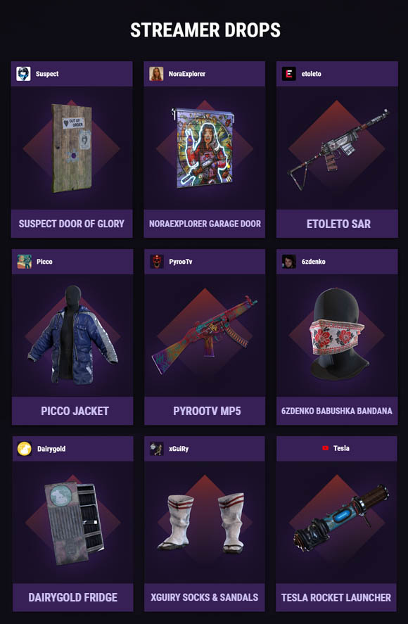 Buy Rust Skins 1 Twitch Drops Round 6 7 21 Items And Download