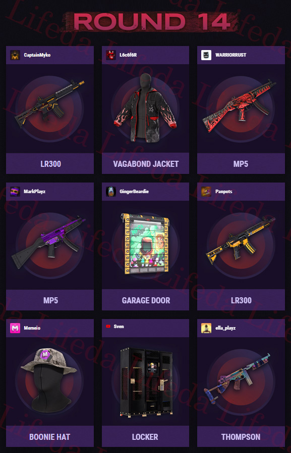 Buy Now Rust Skins Twitch Drops Round 14 9 Items And Download
