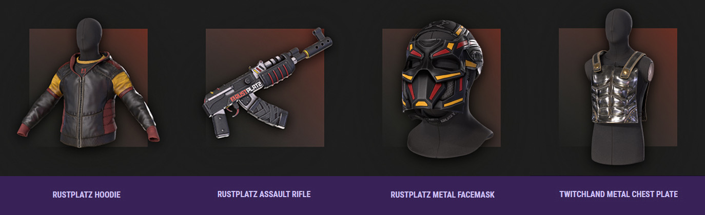 Buy RUST SKINS | TWITCH DROPS | Round 15 | 7 ITEMS and download