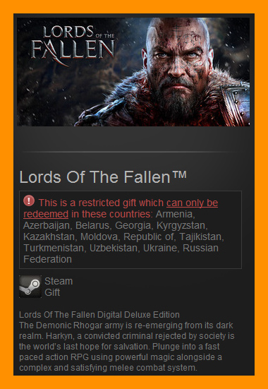 Lords Of The Fallen Digital Deluxe (Steam Gift /RU CIS)