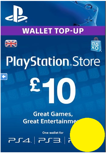gift card ps4 10