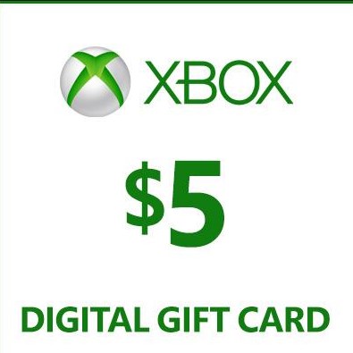 $5 xbox digital gift card