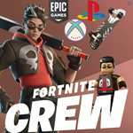 *FORTNITE CREW 1 МЕСЯЦ*БОЕВОЙ ПРОПУСК+1000 V-BUCKS+*