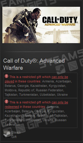 Call of Duty®: Advanced Warfare (Steam Gift | RU CIS)