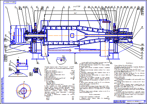 Принципиальная схема центрифуги огш 321к 01