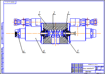 Чертеж золотник гидрораспределителя