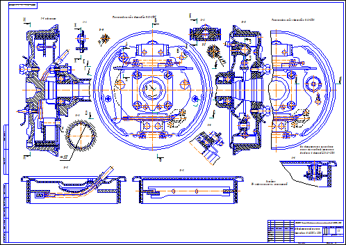 Чертеж тормозного барабана