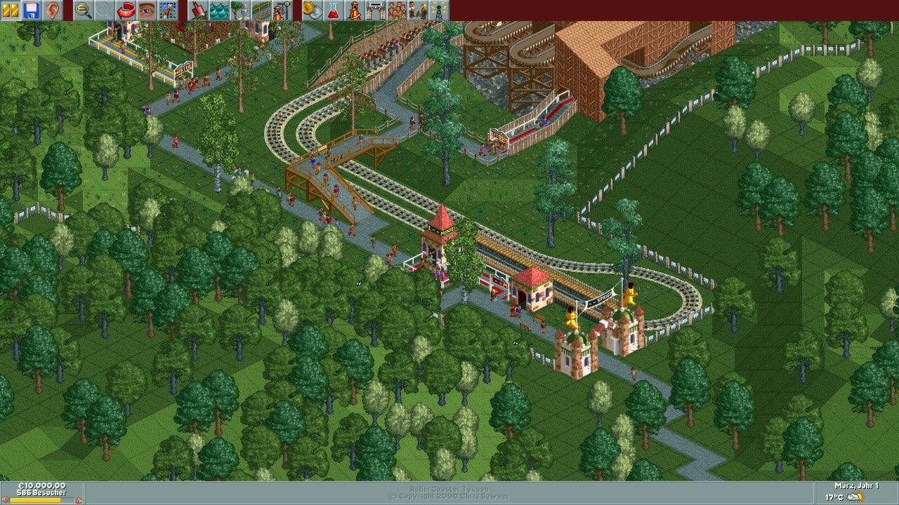 roller coaster tycoon 1 free