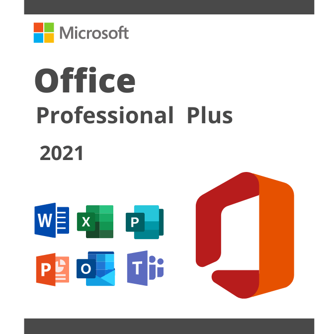 Buy Microsoft Office 2021 Pro Plus (Windows 10, 11) and download