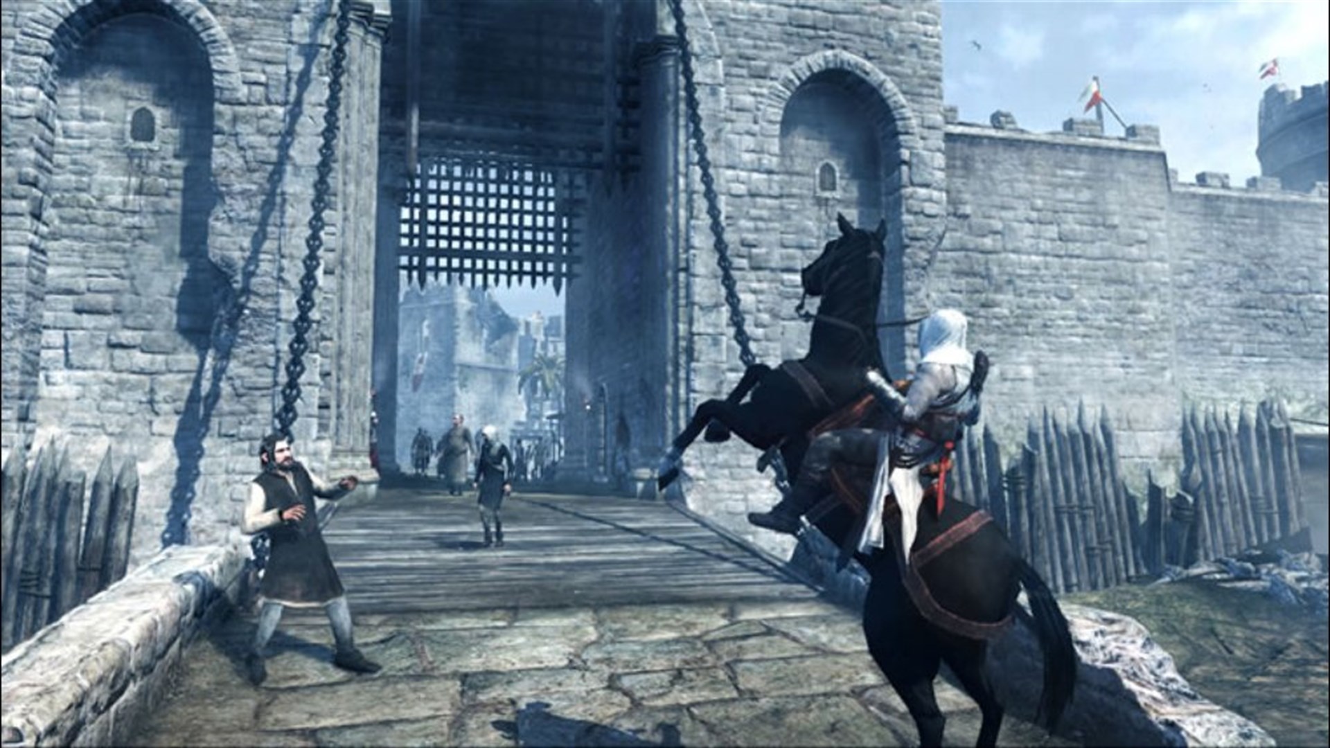 Игра assassins creed на русском. Ассасин Крид 2007. Assassin's Creed 1 Скриншоты. Assassins Creed 2007 Скриншоты. Assassins Creed 1 screenshot.