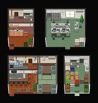 **RPG MAKER MZ - DORAPIXELMAPCHIPS - MODERN JP INTERIO