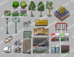 **RPG MAKER MZ - SERIALGAMES LIVING GOOD CITY TILESET