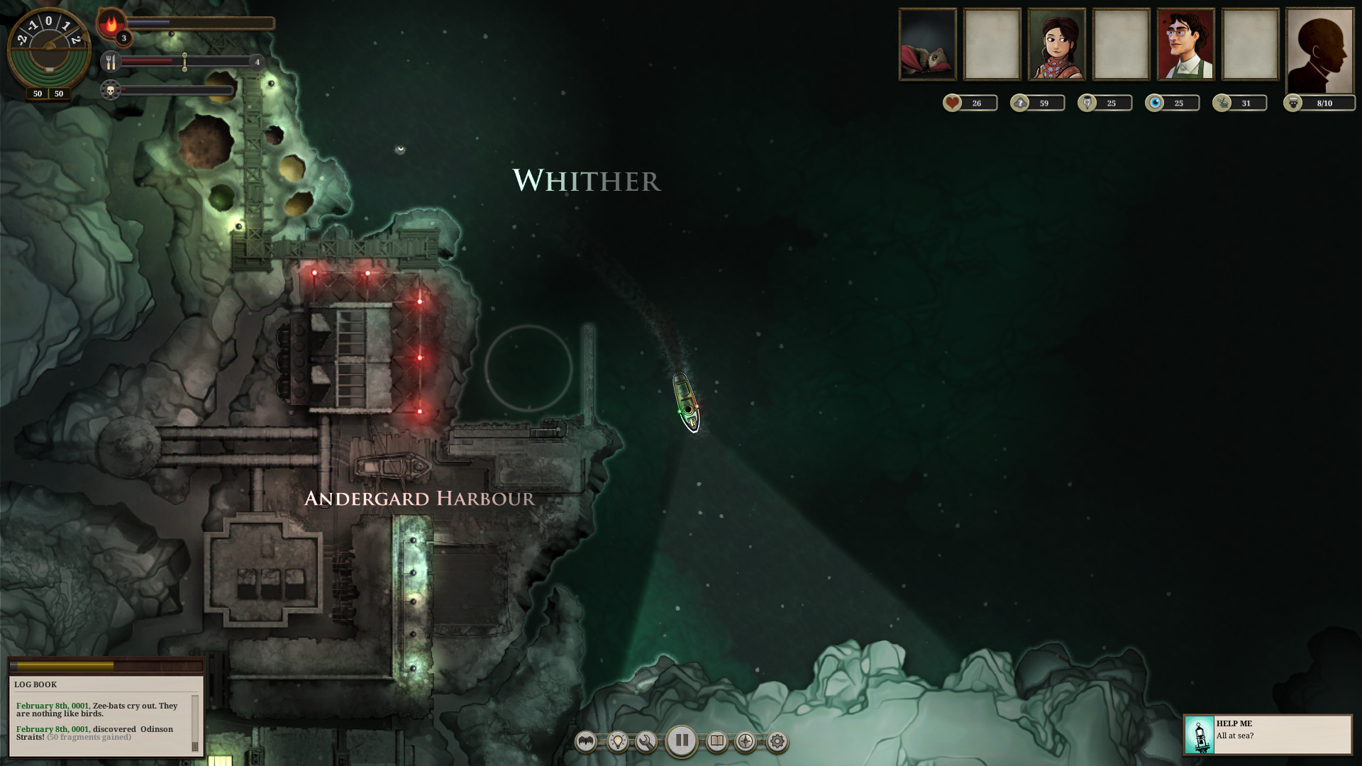 Sunless sea карта