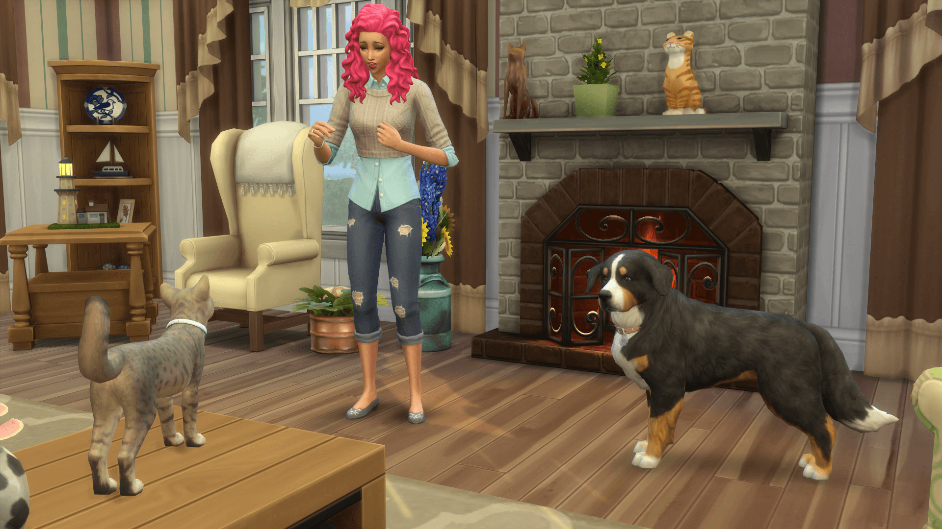 Симс кошки и собаки. The SIMS 4. кошки и собаки. SIMS 4 собаки. SIMS 4 кошка. SIMS 4 Cats and Dogs.