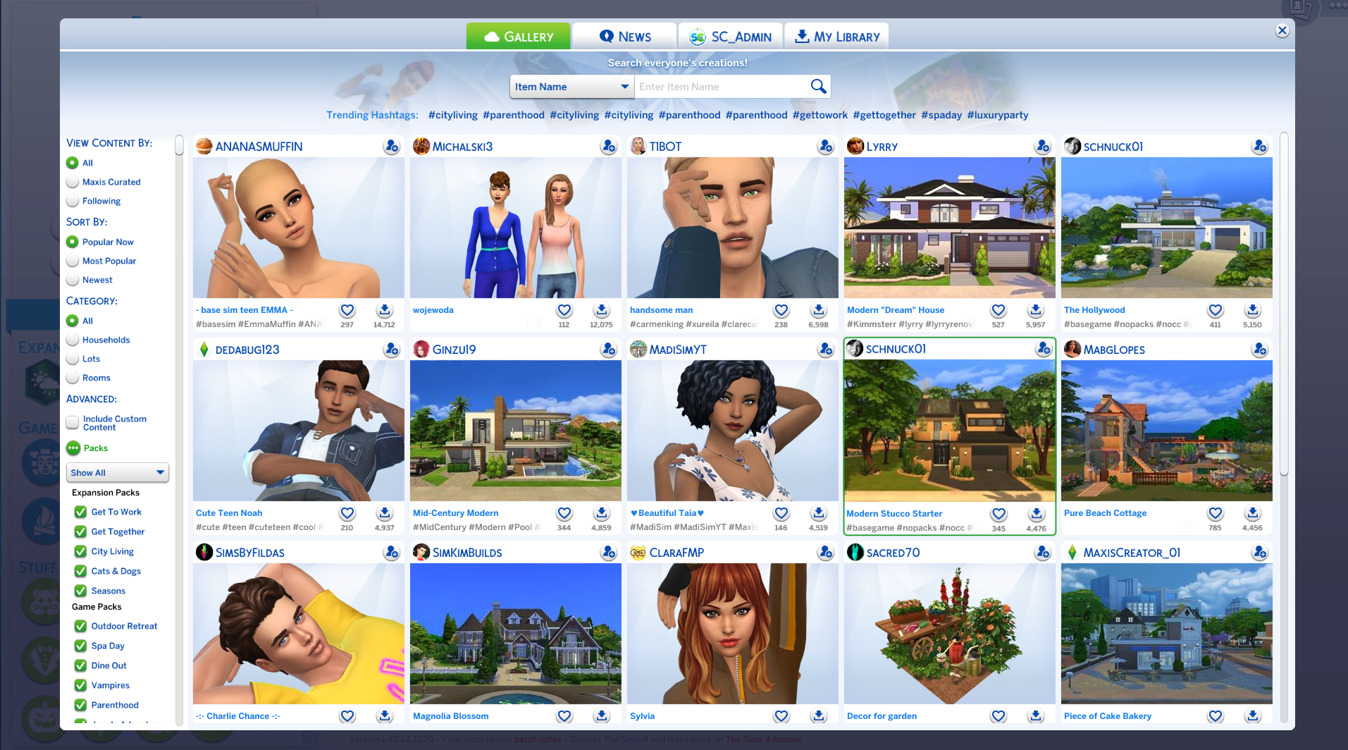 Sims 4 галерея. Симс 4 UI.