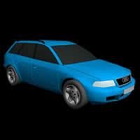 3D Модель AUDI A4