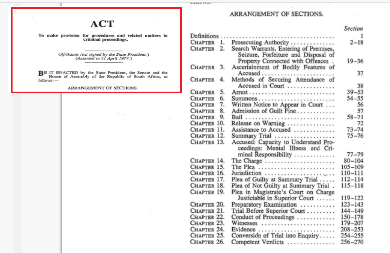 buy-criminal-procedure-code-of-south-africa-in-english-1977-cheap