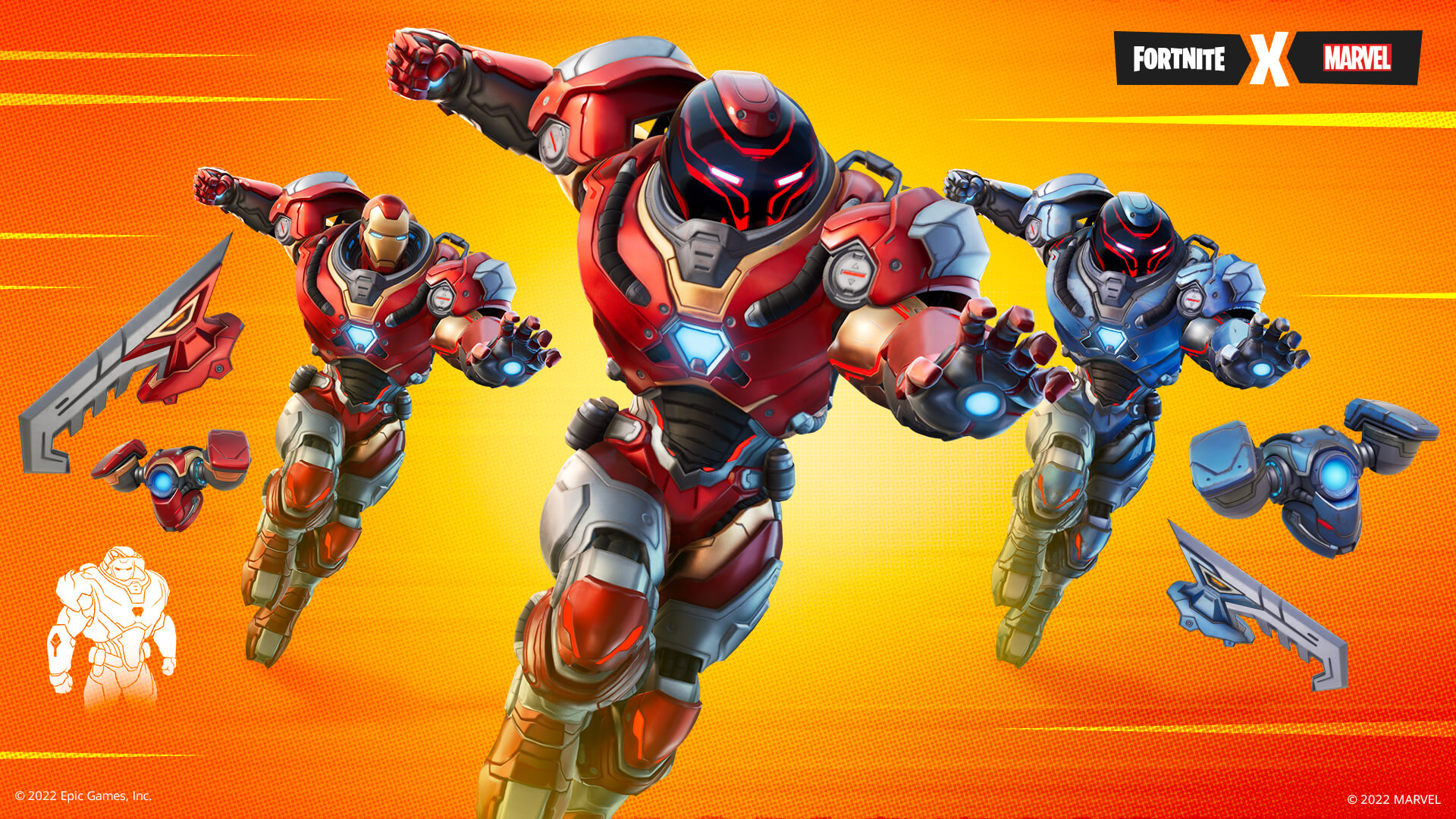 Buy 🔥fortnite X Marvel Iron Man Zero Skin Collection And Download 6282