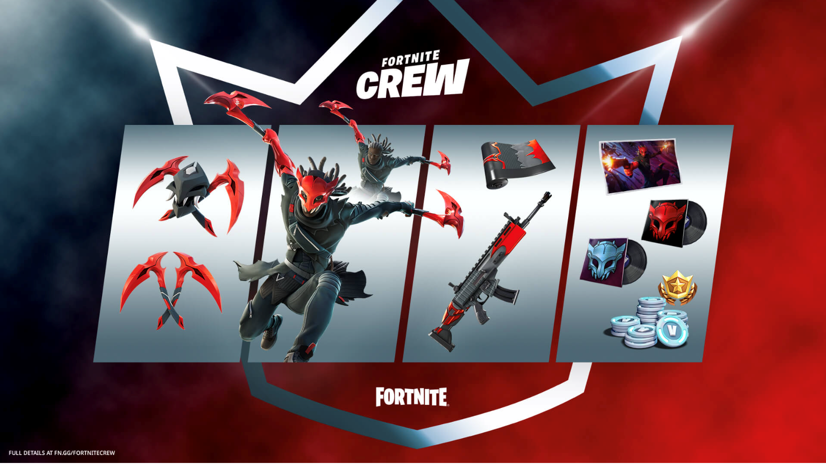 Buy ⚡FORTNITE Crew (Battle Pass + 1000 VBucks) 1 month and download