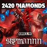 *Free Fire Garena 2200 + 220 Diamond Pins *GLOBAL KEY